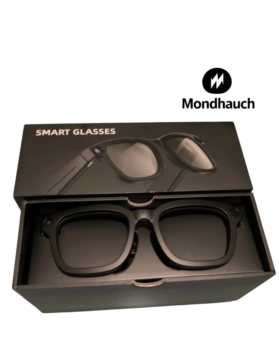 Mondhauch Intelligente Brille – AI Smart Glasses mit 8MP Sony Kamera - MONDHAUCH CH